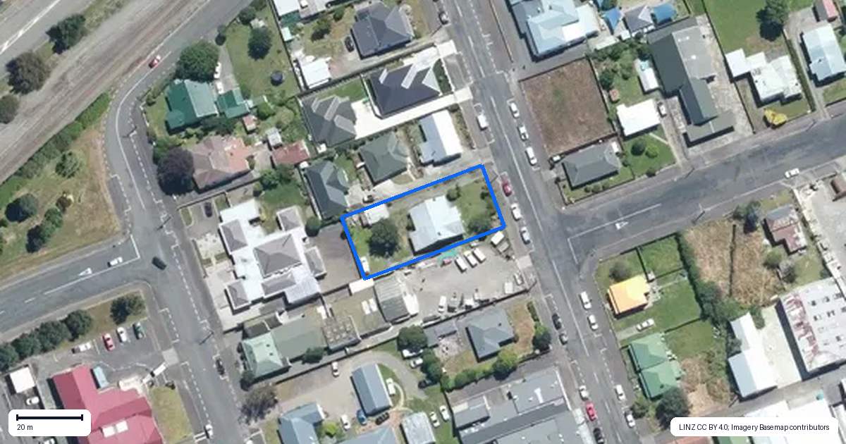 Property context map for 10 Allardice Street, Dannevirke