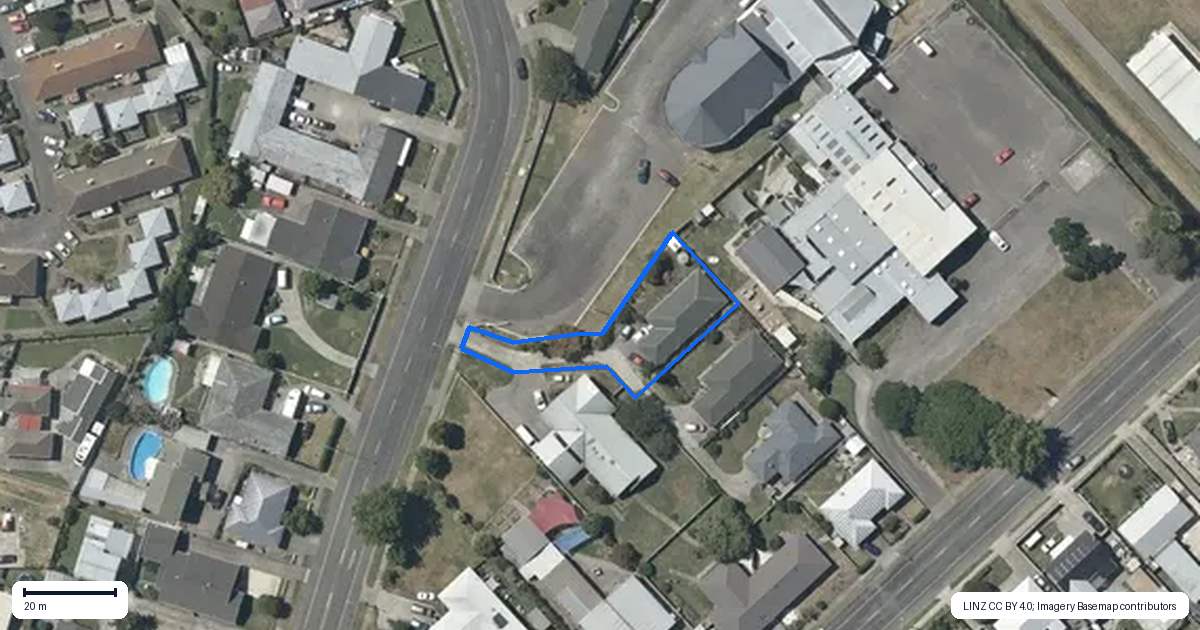 Property context map for 44A Riverbend Road, Maraenui, Napier