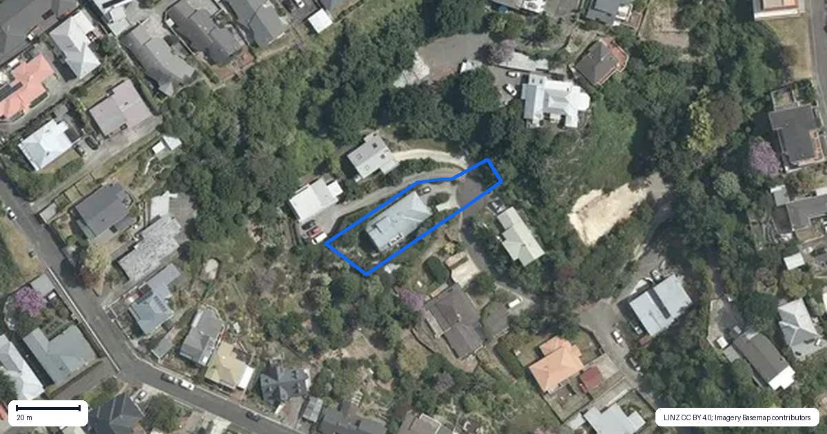 Property context map for 16 Lucknow Terrace, Hospital Hill, Napier