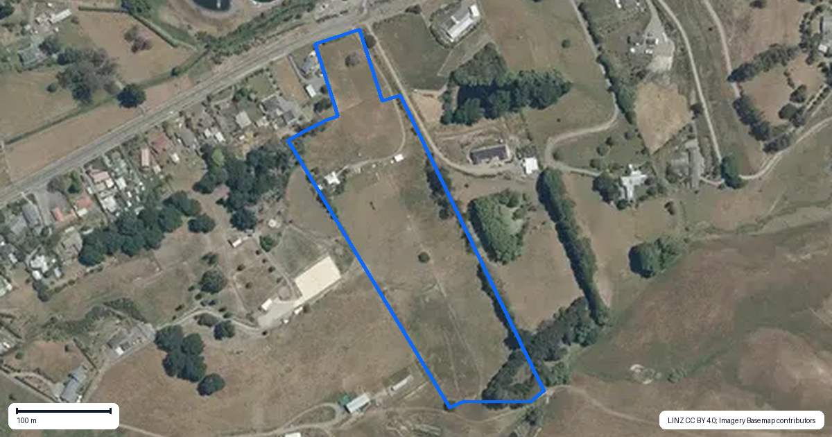 Property context map for 164 Mt Herbert Road, Waipukurau
