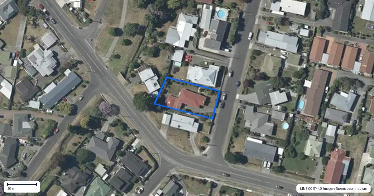 Property context map for 4 Totara Street, Taradale, Napier