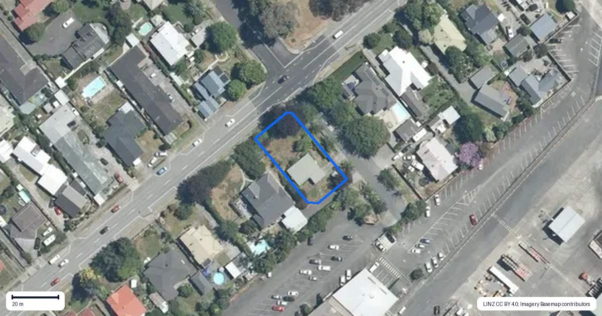 Property context map for 306 Kitchener Street, Hastings