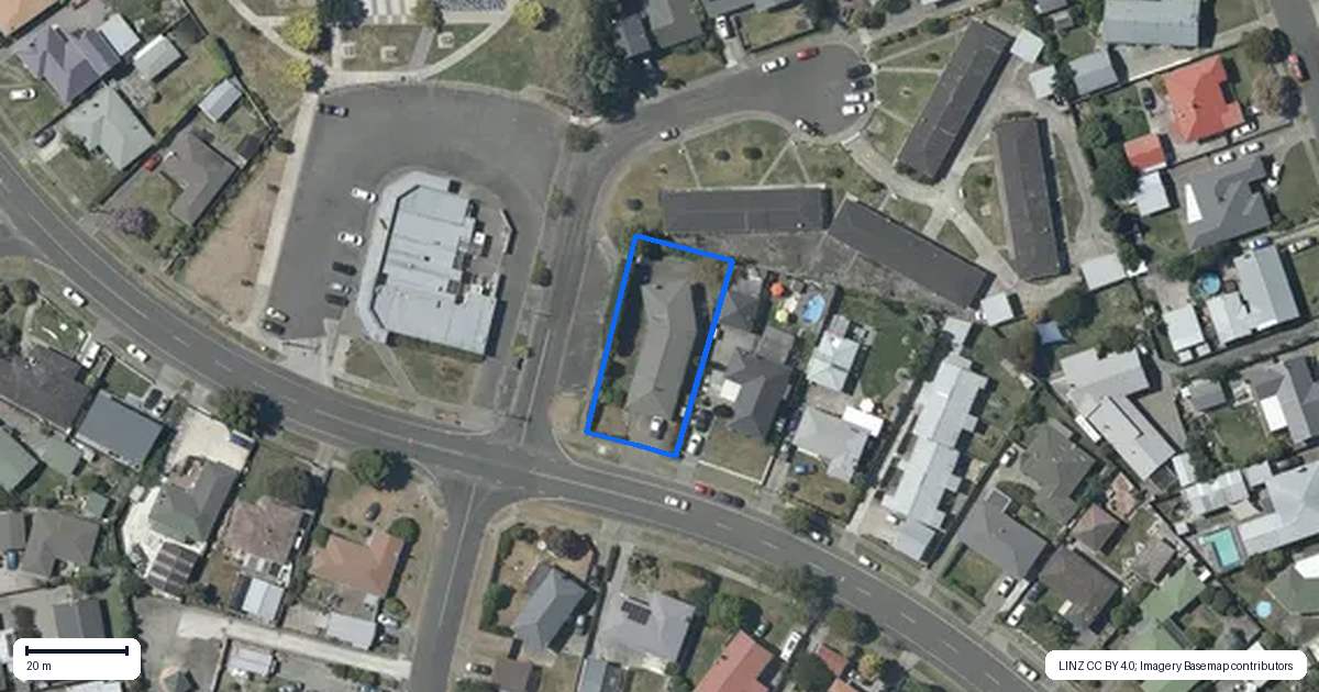 Property context map for 25 Trinity Crescent, Pirimai, Napier