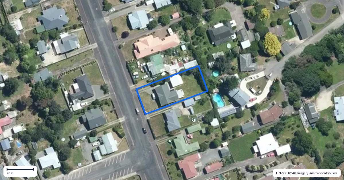 Property context map for 69 Barraud Street, Dannevirke