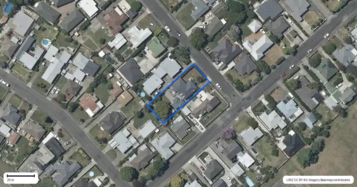 Property context map for 41 Cassino Crescent, Onekawa, Napier