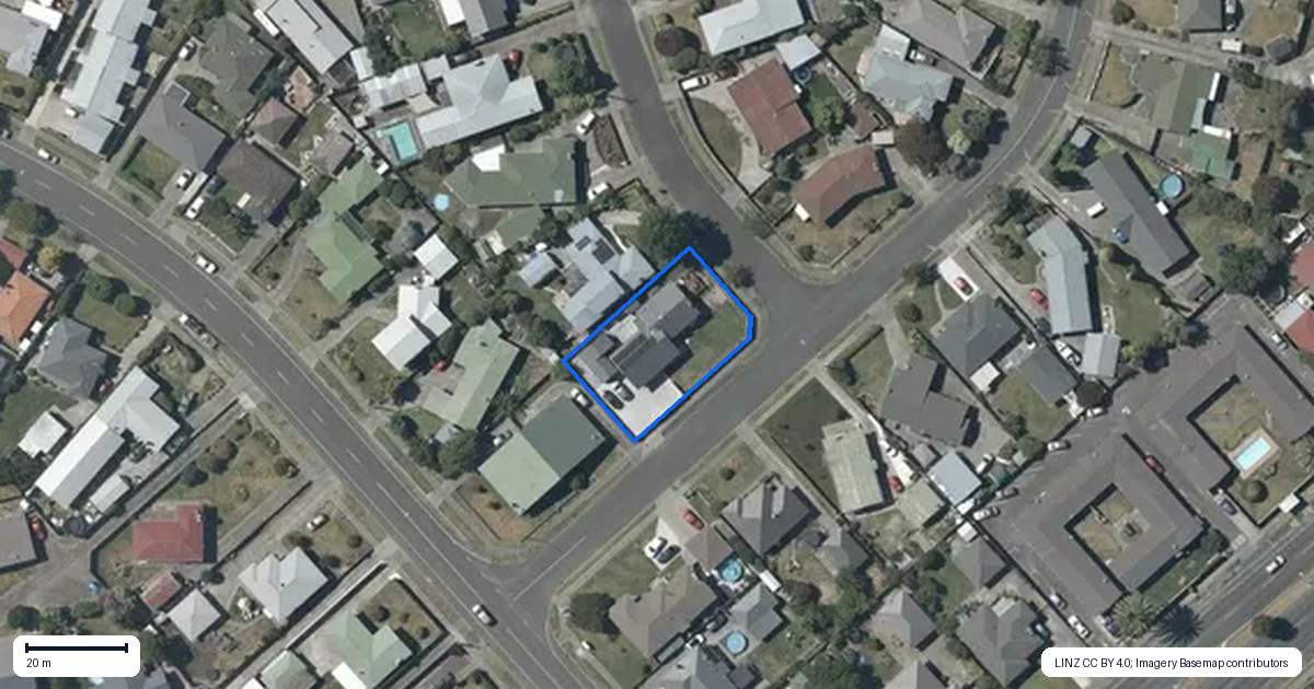Property context map for 48 Exeter Crescent, Pirimai, Napier