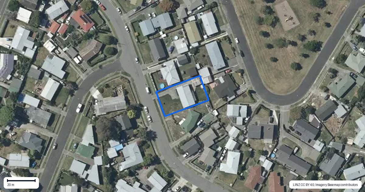 Property context map for 24 Guildford Street, Tamatea, Napier