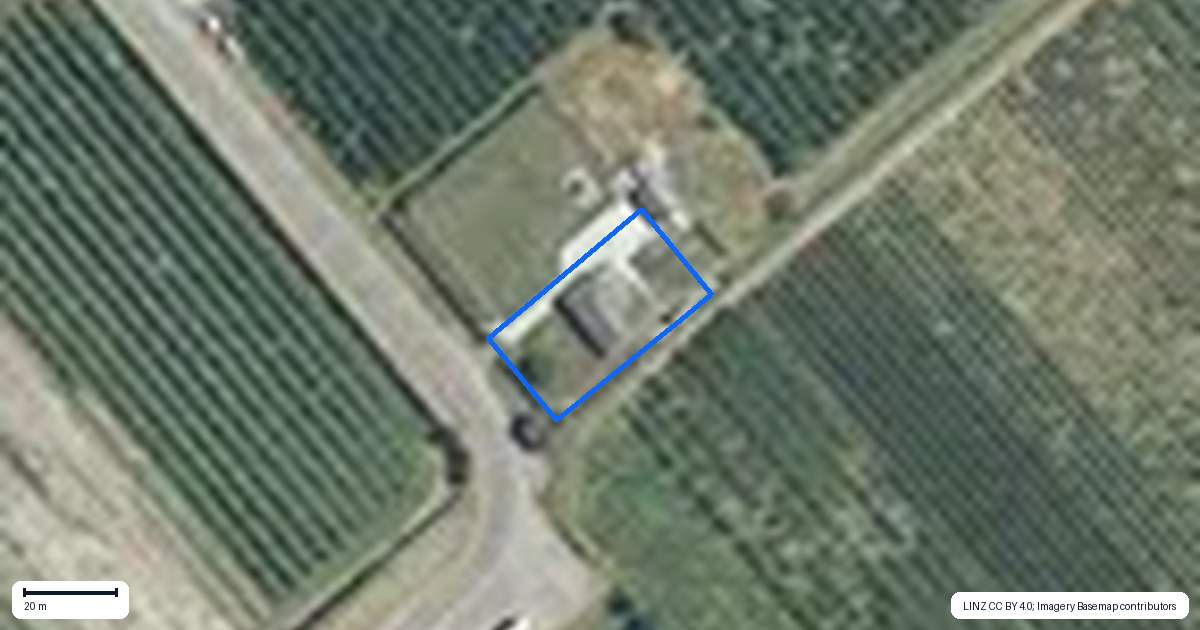 Property context map for 64 Thompson Road, Twyford, Hastings