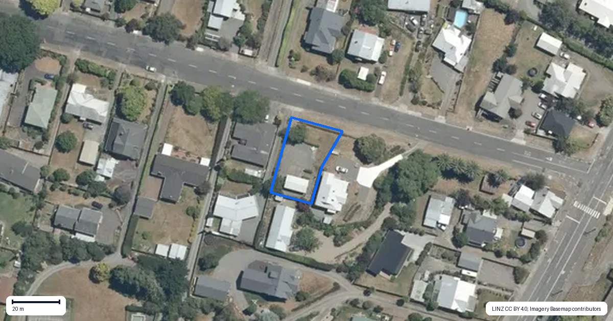 Property context map for 7A Gaisford Terrace, Waipukurau
