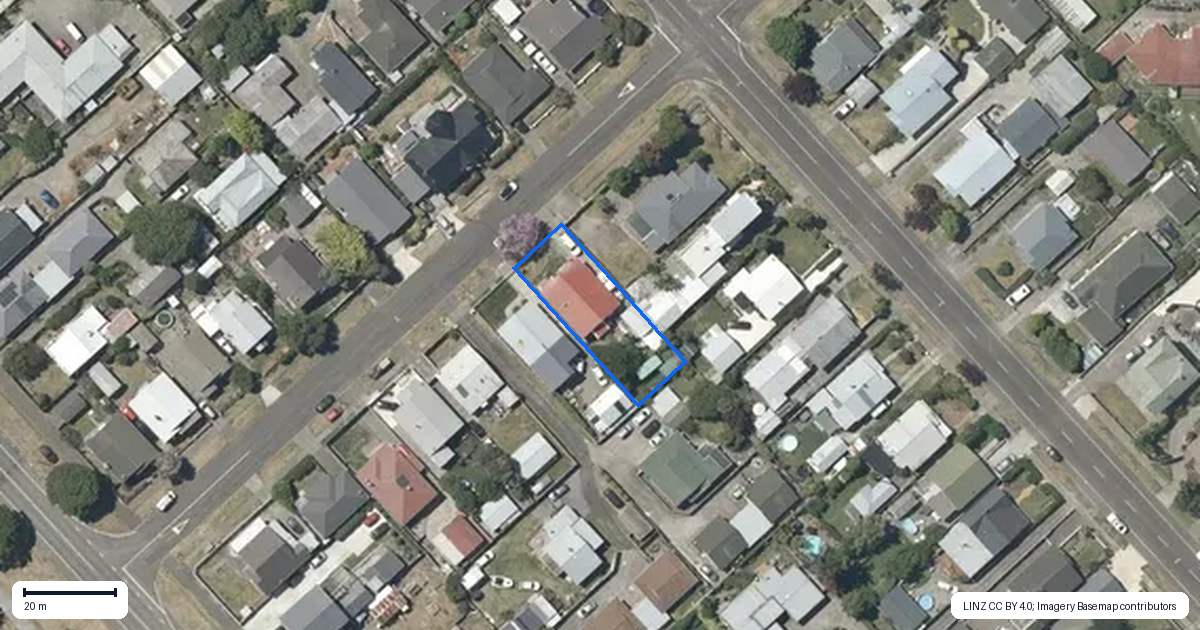 Property context map for 22 Ashridge Road, Napier South, Napier