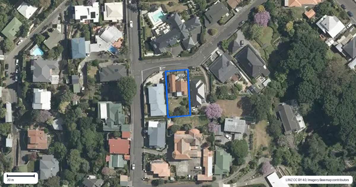 Property context map for 3 George Street, Hospital Hill, Napier