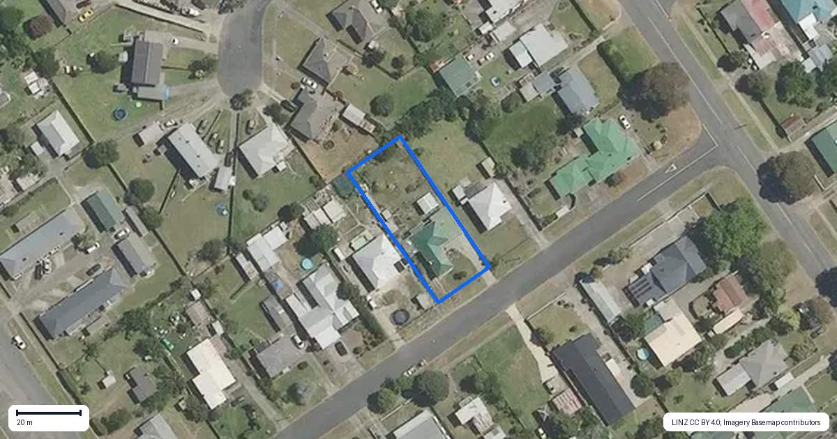 Property context map for 6 Victoria Avenue, Wairoa