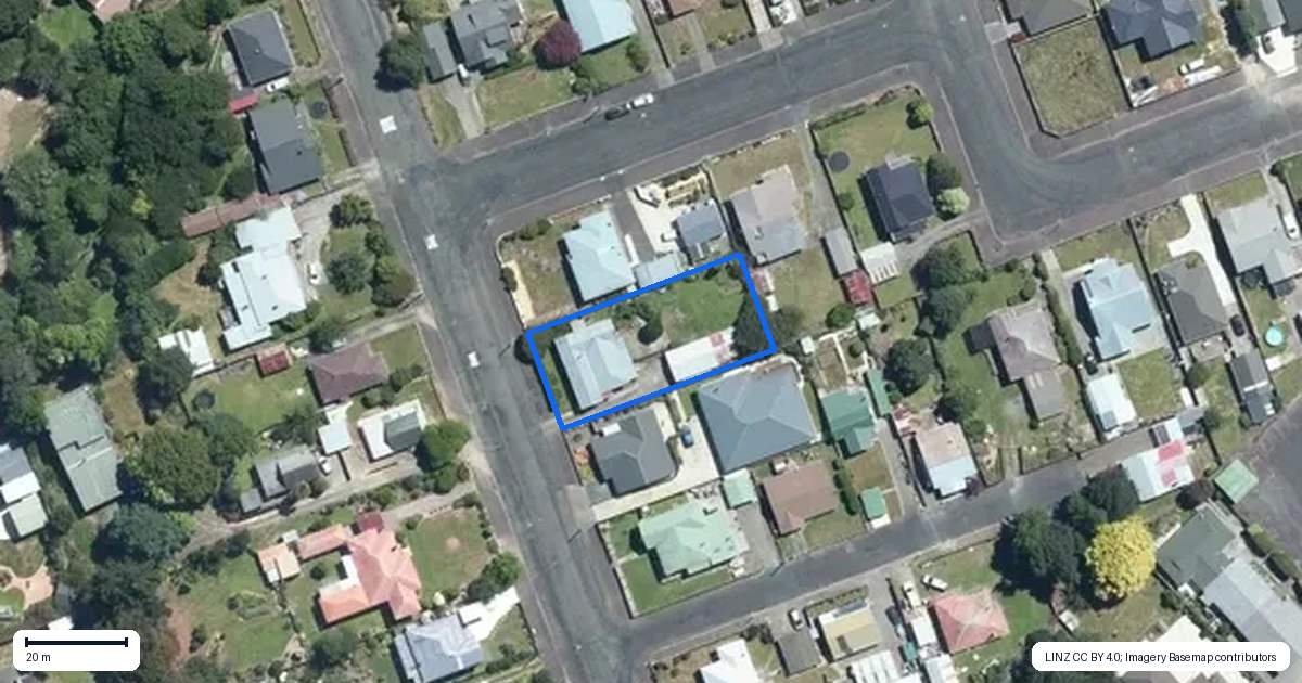 Property context map for 18 Cadman Street, Dannevirke