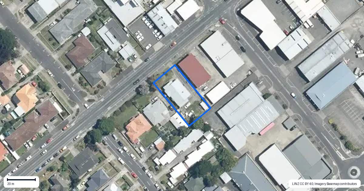 Property context map for 204 Southland Road, Hastings