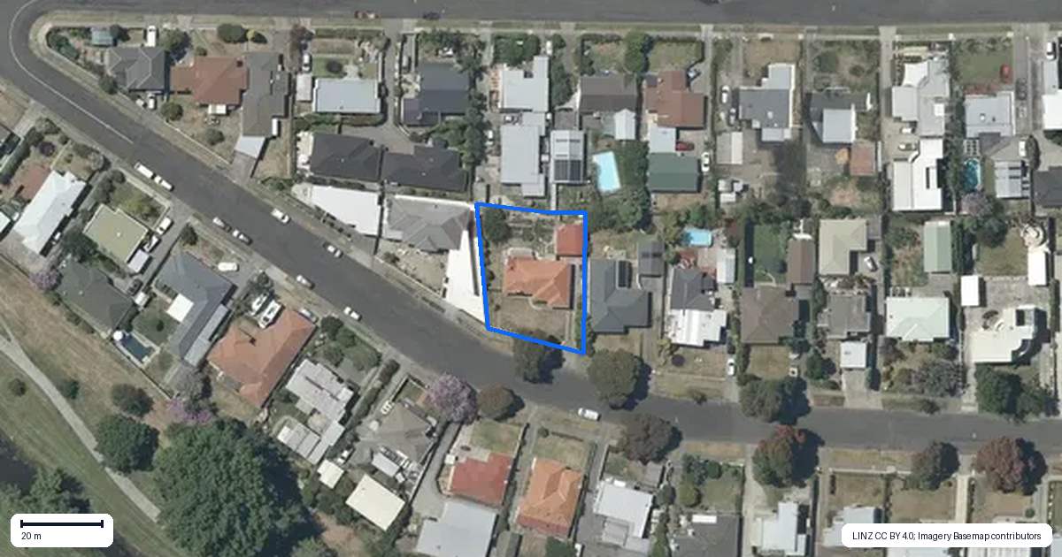 Property context map for 27 Logan Avenue, Marewa, Napier