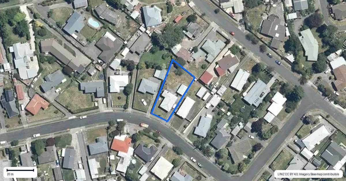Property context map for 25 Elliott Crescent, Havelock North