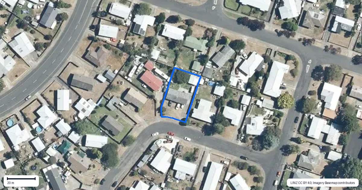 Property context map for 8 Cortes Crescent, Flaxmere, Hastings