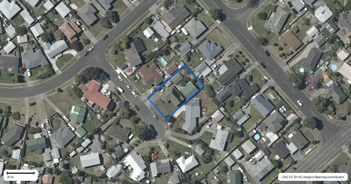 Property context map for 5 Laws Place, Pirimai, Napier