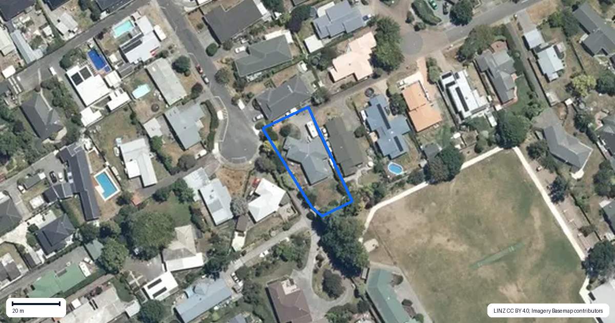 Property context map for 17 Penlington Place, Havelock North