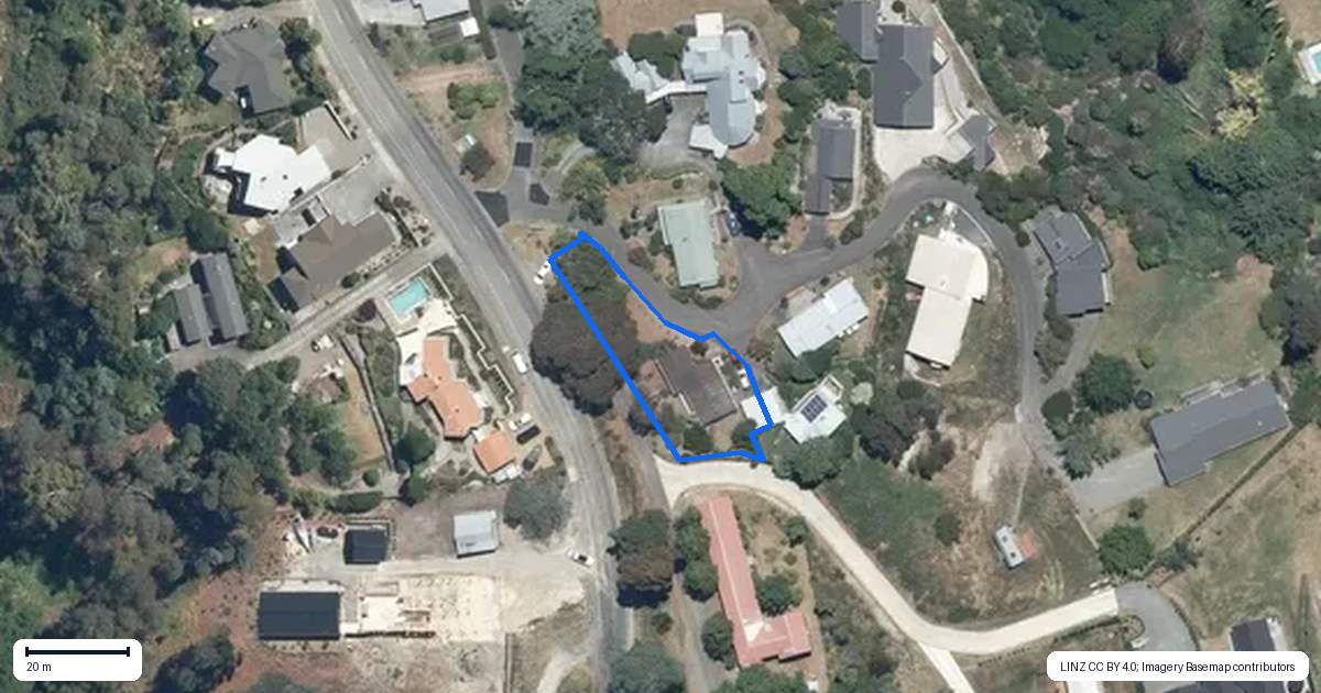 Property context map for 12C Te Mata Peak Road, Havelock North