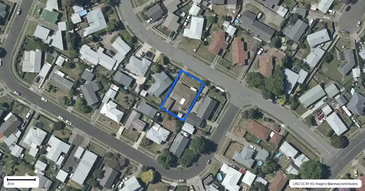 Property context map for 7 Guildford Street, Tamatea, Napier