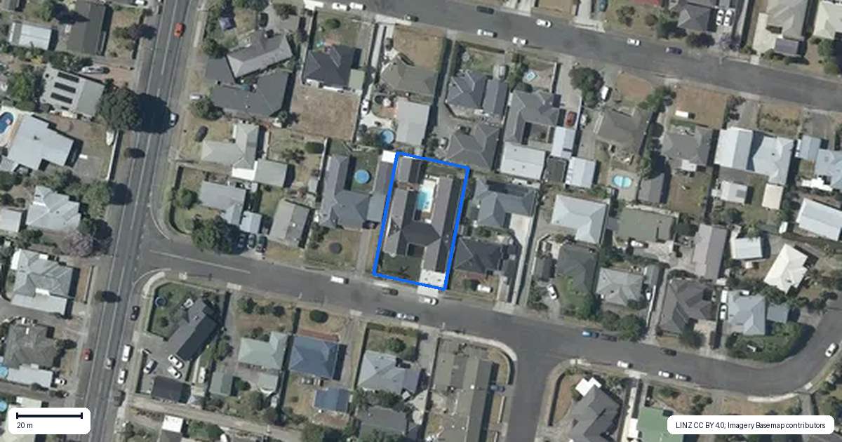 Property context map for 29 Warwick Crescent, Taradale, Napier