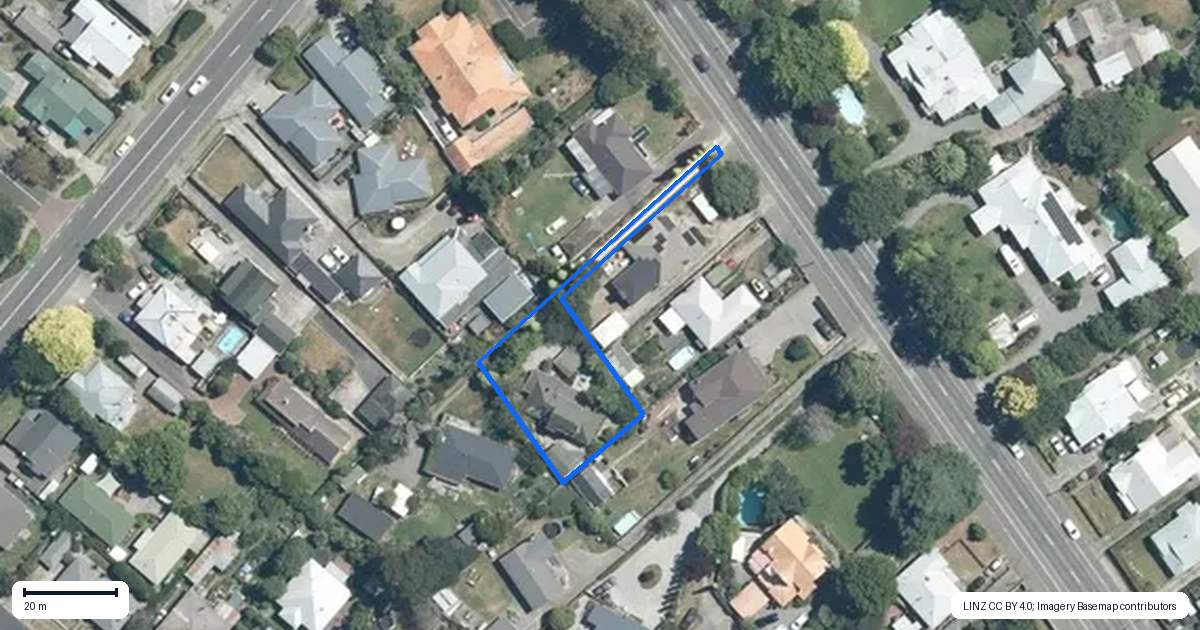 Property context map for 115A Frederick Street East, Mayfair, Hastings
