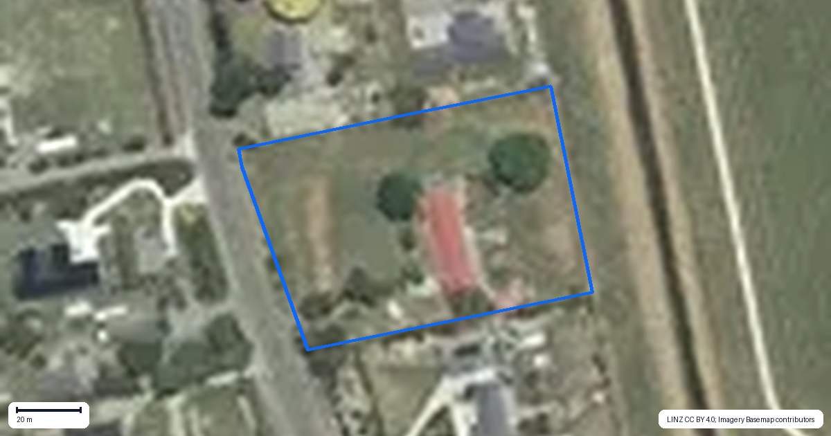 Property context map for 264 Riverbend Road, Meeanee, Napier