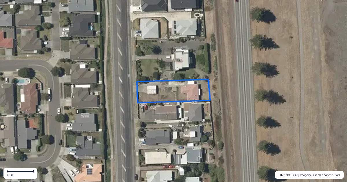 Property context map for 178 Te Awa Avenue, Awatoto, Napier