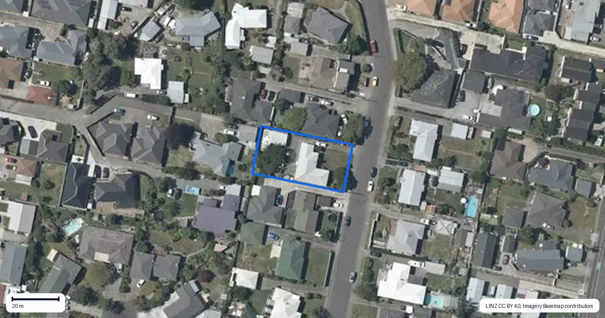 Property context map for 18 Pembroke Street, Taradale, Napier