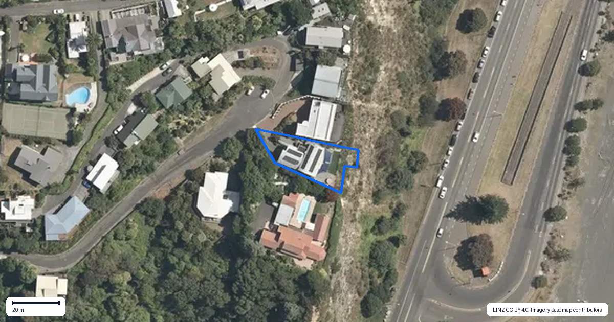 Property context map for 130A Priestley Terrace, Bluff Hill, Napier