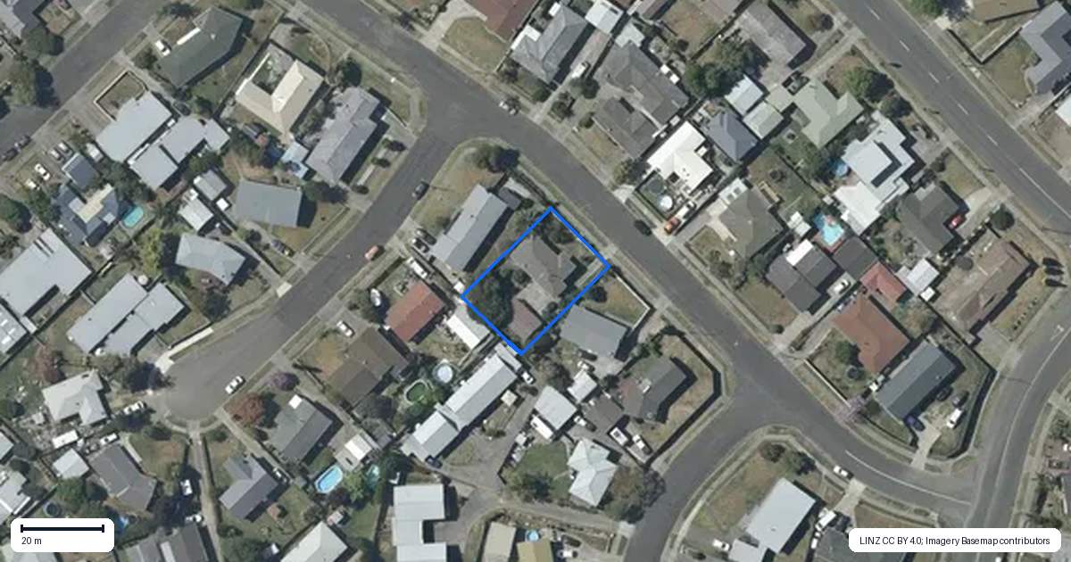 Property context map for 9 Skerrett Crescent, Tamatea, Napier