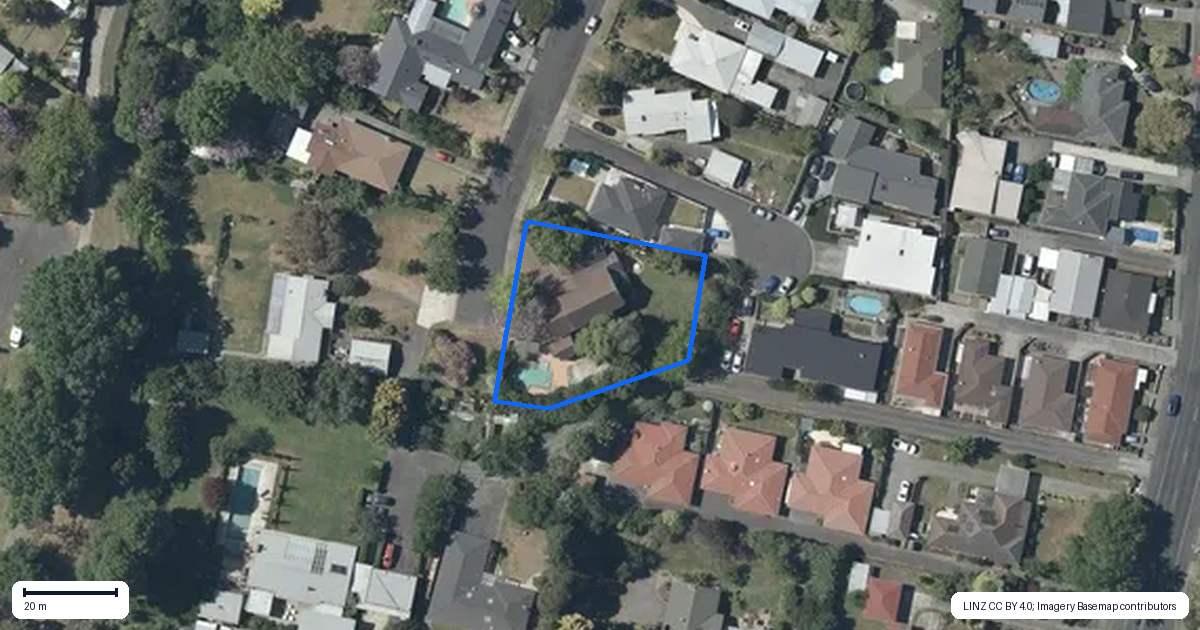 Property context map for 20 Cambridge Terrace, Taradale, Napier
