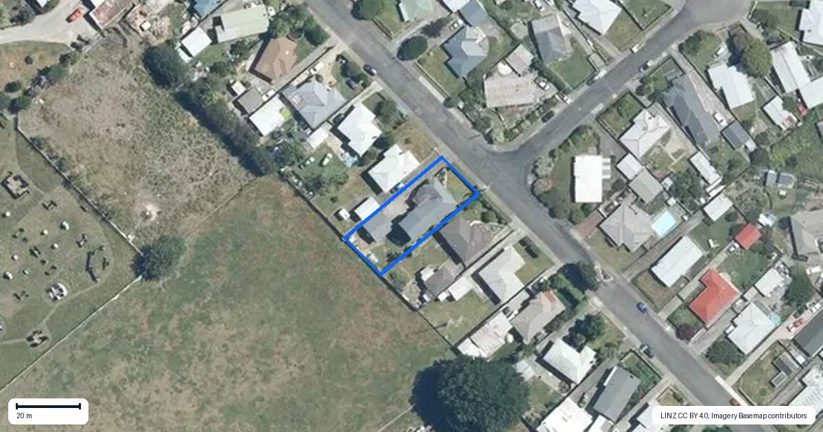 Property context map for 506 Huia Street, Camberley, Hastings