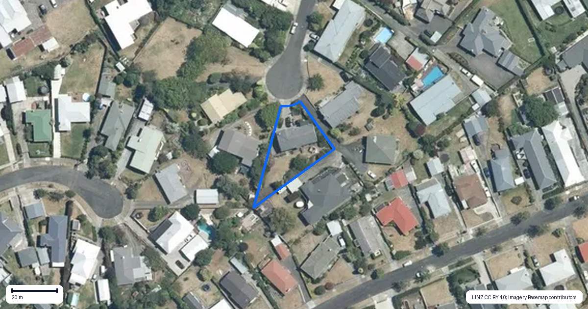 Property context map for 23 Rakau Street, Havelock North