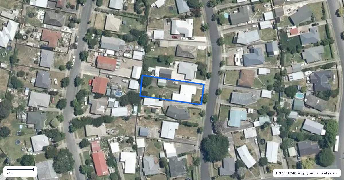 Property context map for 5 Tasman Street, Havelock North