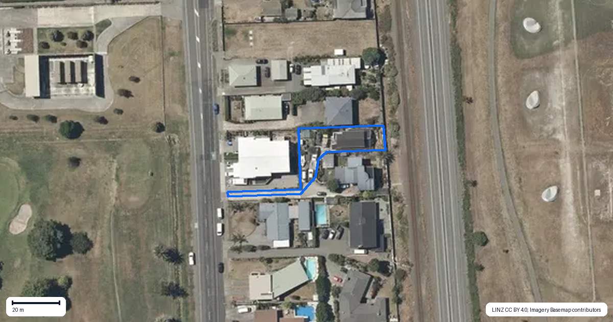 Property context map for 218 Te Awa Avenue, Awatoto, Napier