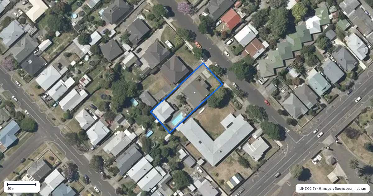 Property context map for 86 McDonald Street, Napier South, Napier
