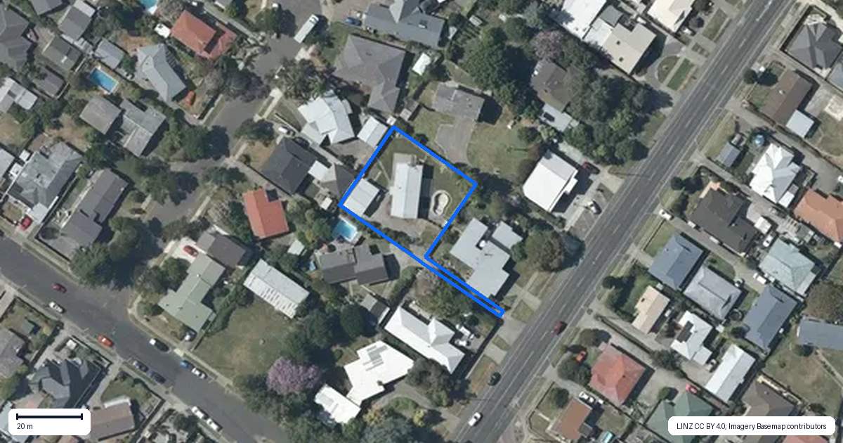 Property context map for 439 Gloucester Street, Taradale, Napier