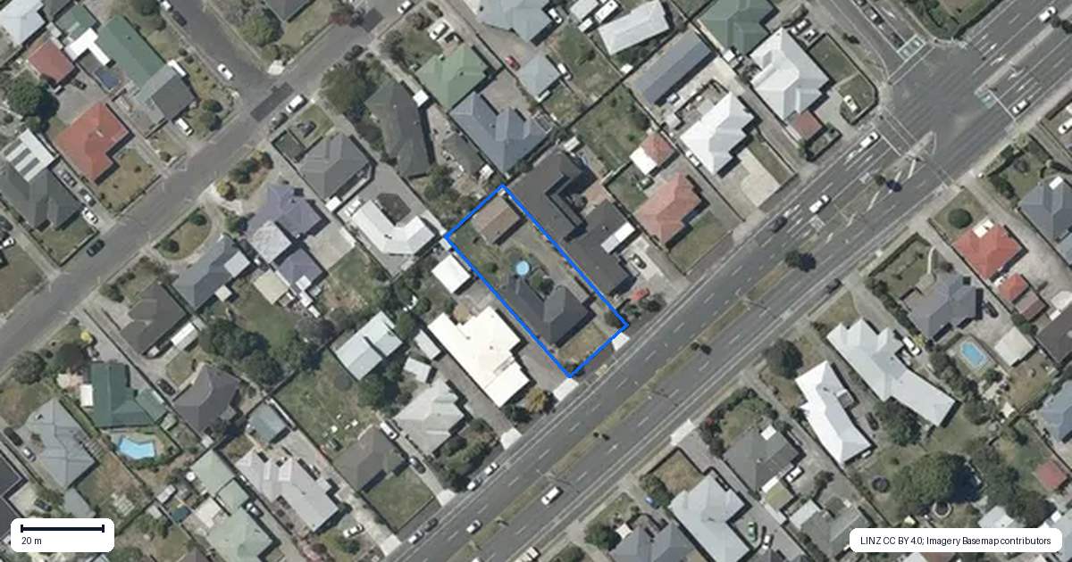 Property context map for 301 Kennedy Road, Onekawa, Napier