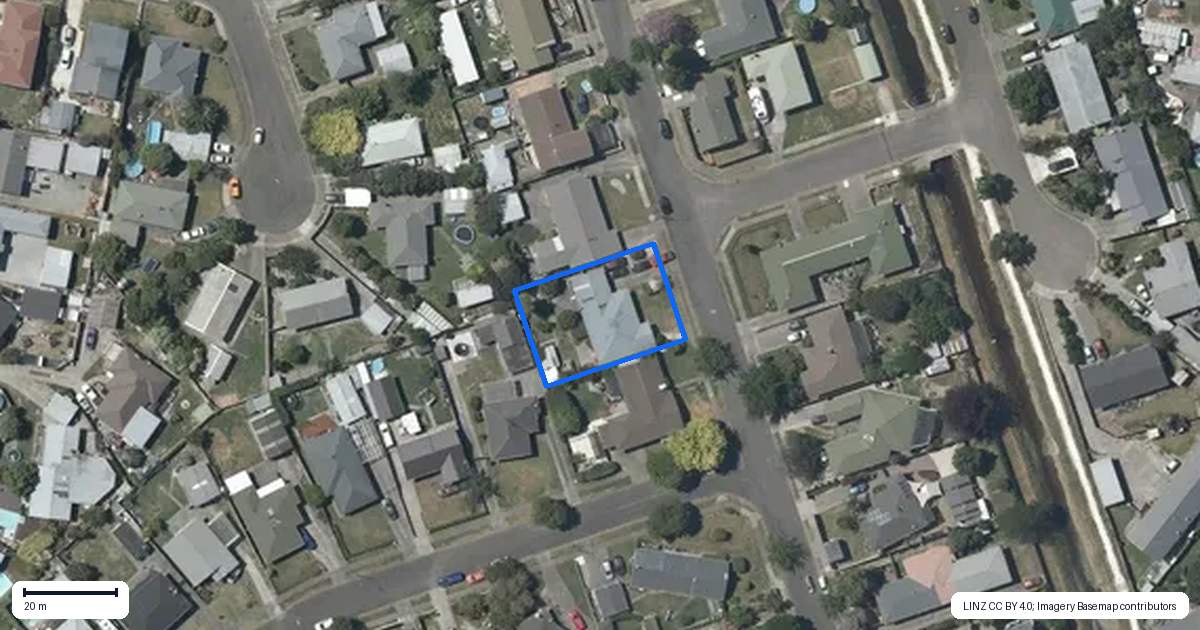 Property context map for 41 James Foley Avenue, Pirimai, Napier