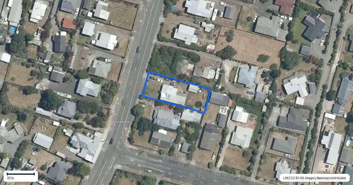 Property context map for 47 Racecourse Road, Waipukurau