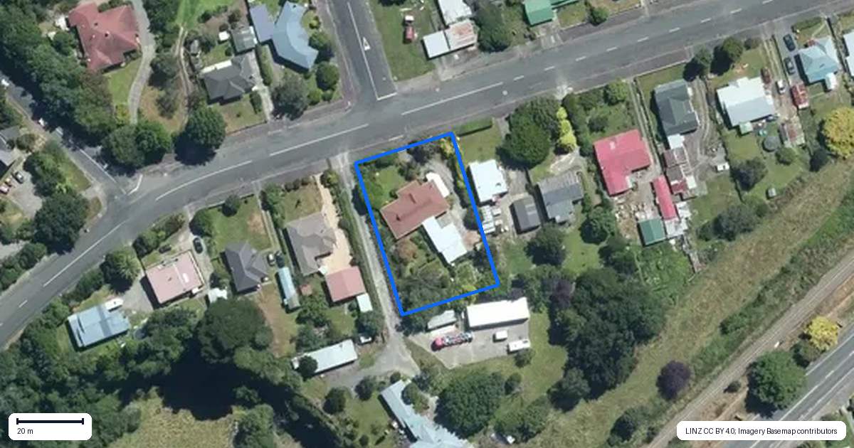 Property context map for 17 Rawhiti Street, Dannevirke