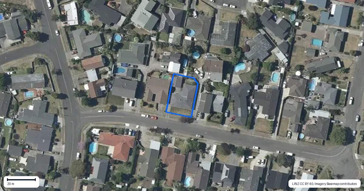 Property context map for 25 Surrey Street, Taradale, Napier