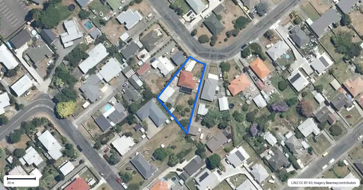 Property context map for 730 Ngaio Street, Mahora, Hastings