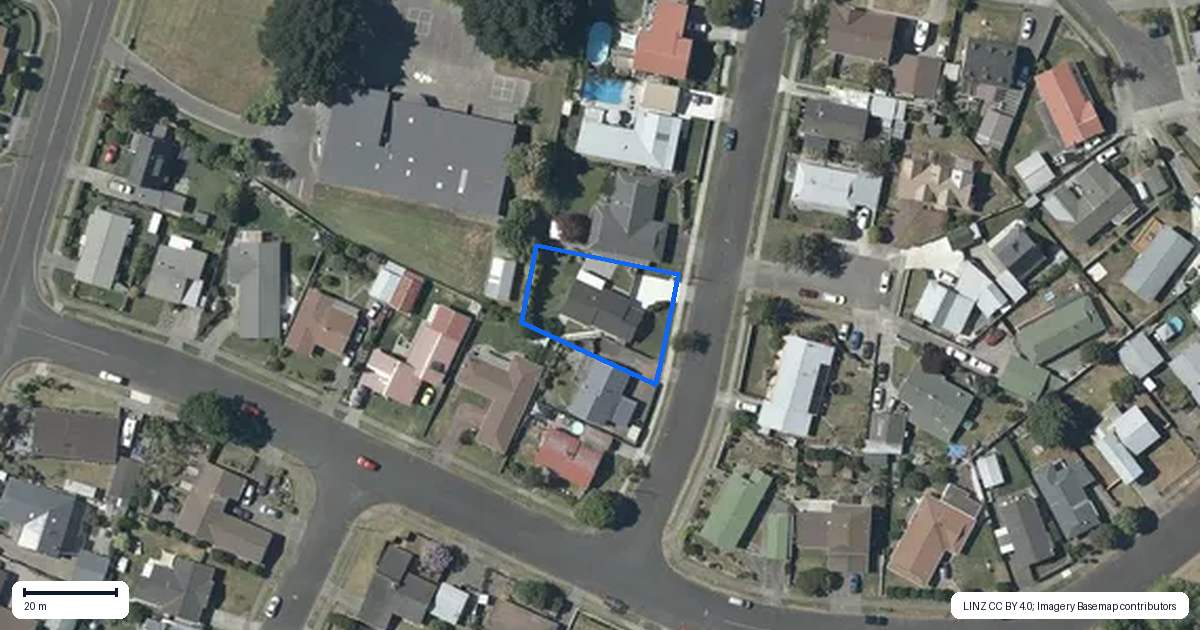 Property context map for 40 Ryan Crescent, Greenmeadows, Napier