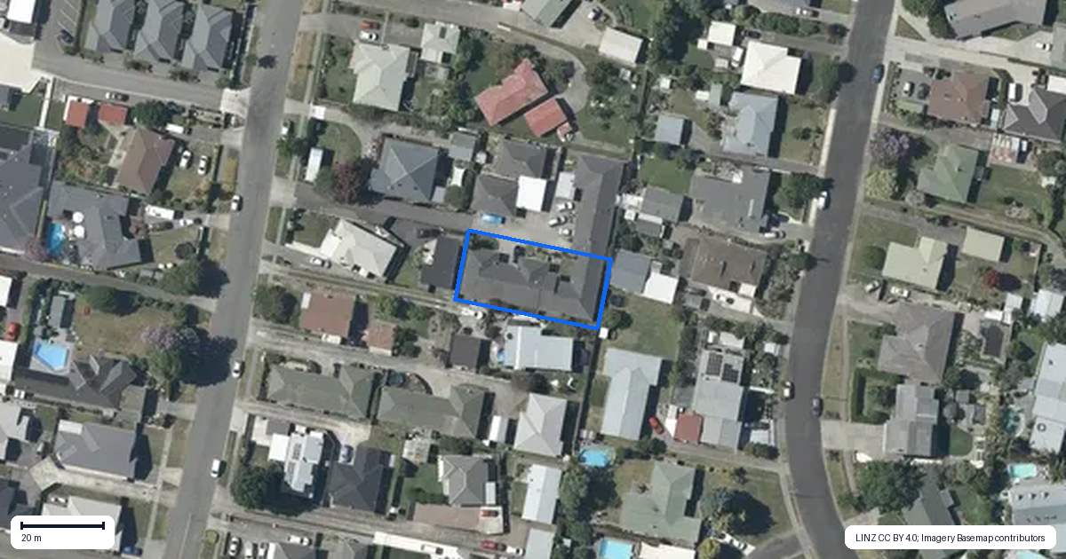 Property context map for 8/78 King Street, Taradale, Napier