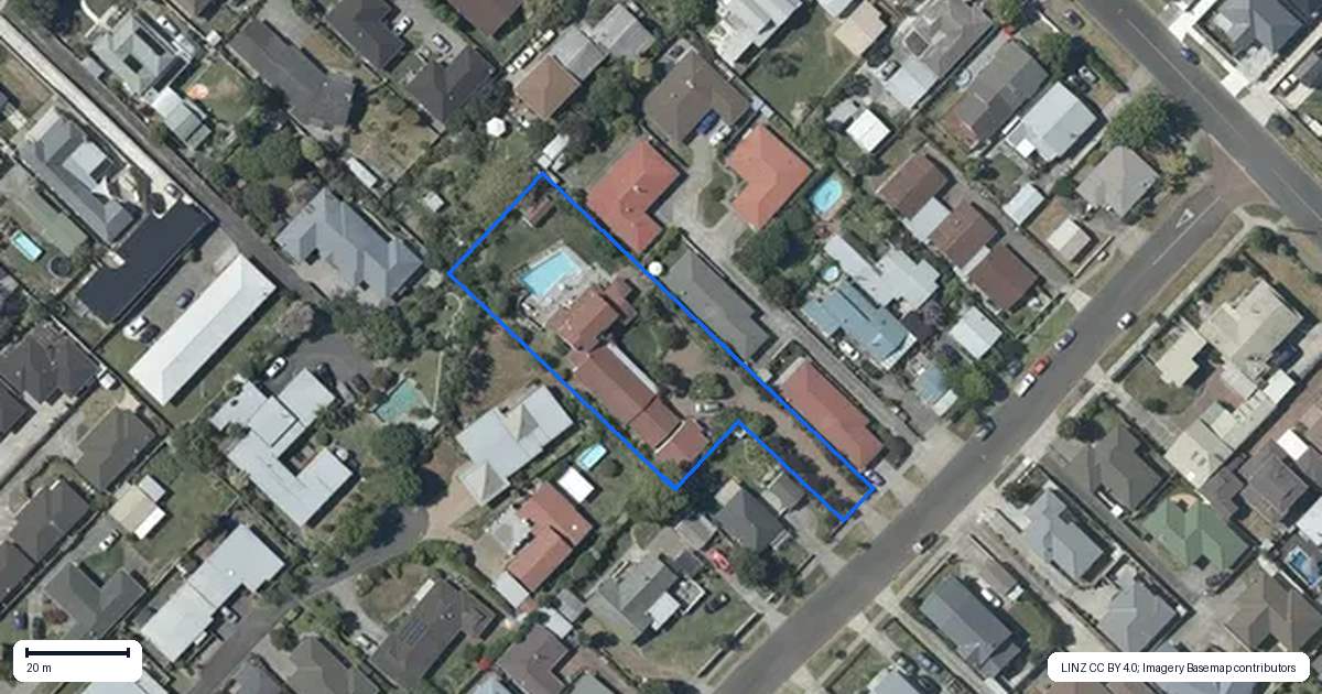 Property context map for 7 Forward Street, Greenmeadows, Napier