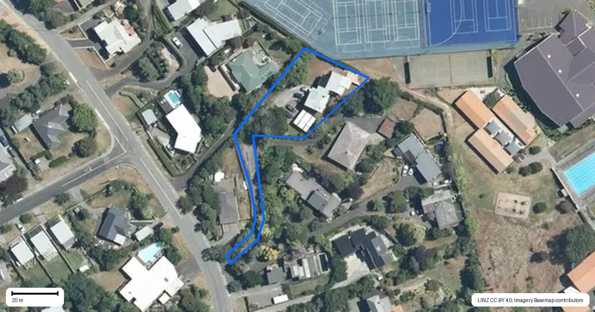 Property context map for 51A Palmerston Road, Havelock North
