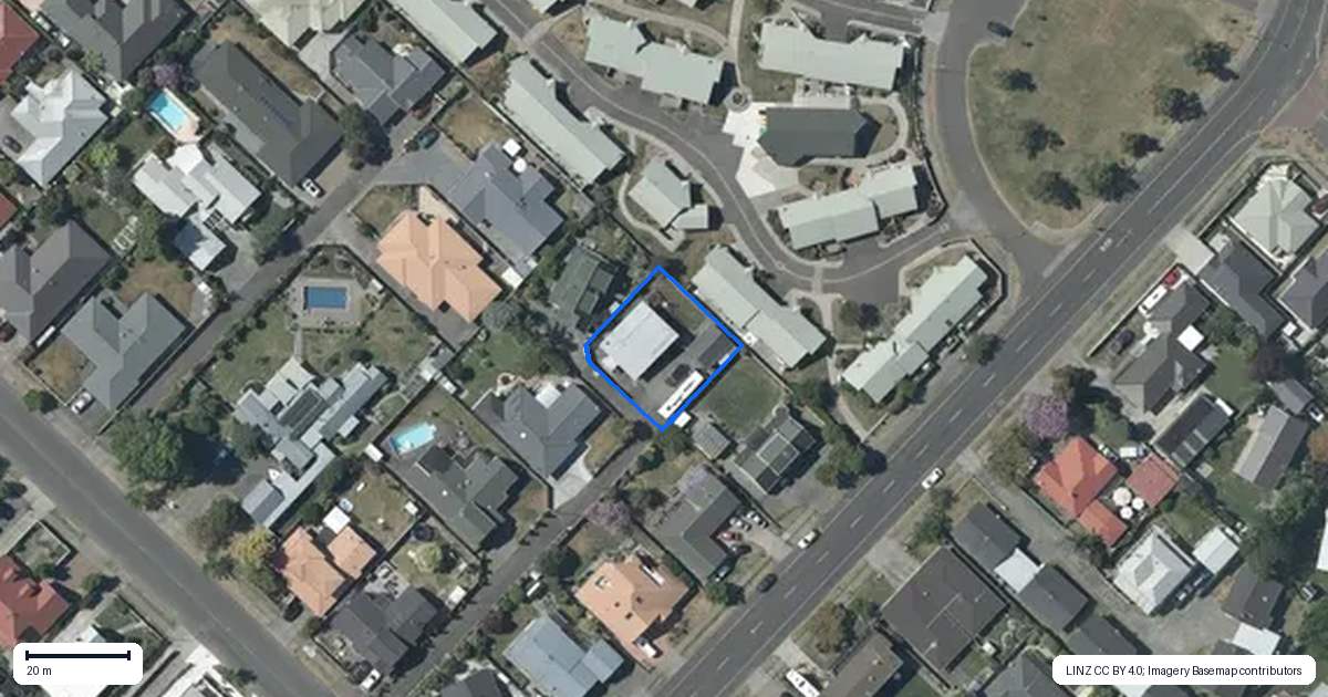 Property context map for 131 Auckland Road, Greenmeadows, Napier